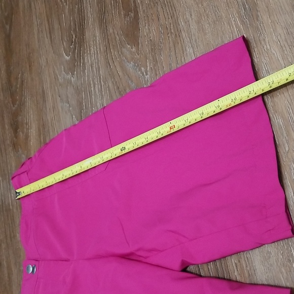 (12) Nivo by Lanctôt Solid Color Barbiecore Golf Athleisure Shorts Vacation - Picture 3 of 8